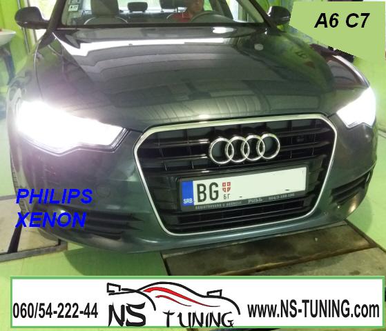 audi a6 c7 xenon farovi sijalica h7 philips d3s ugradnja novi sad